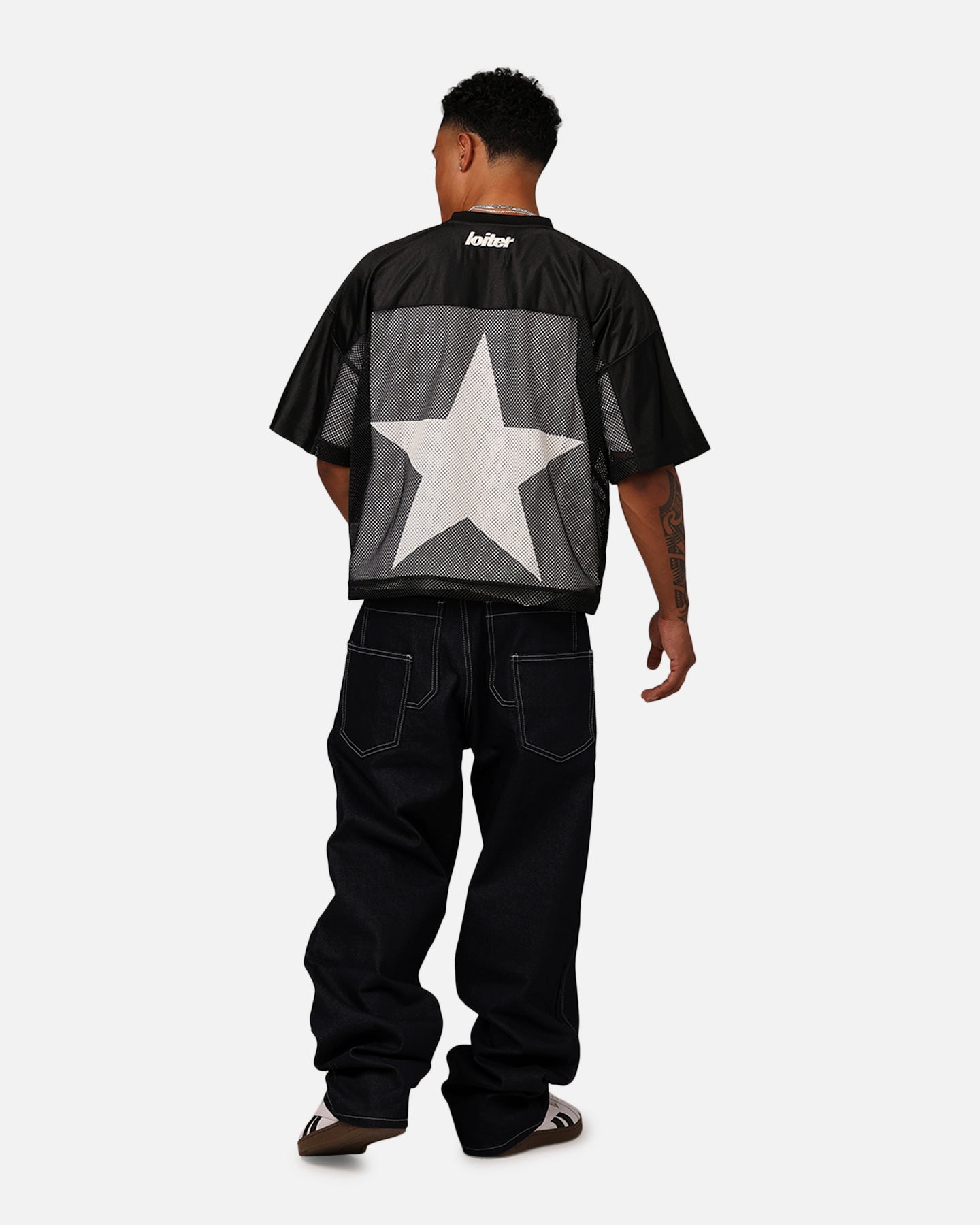 Loiter Outfield Training Jersey Black