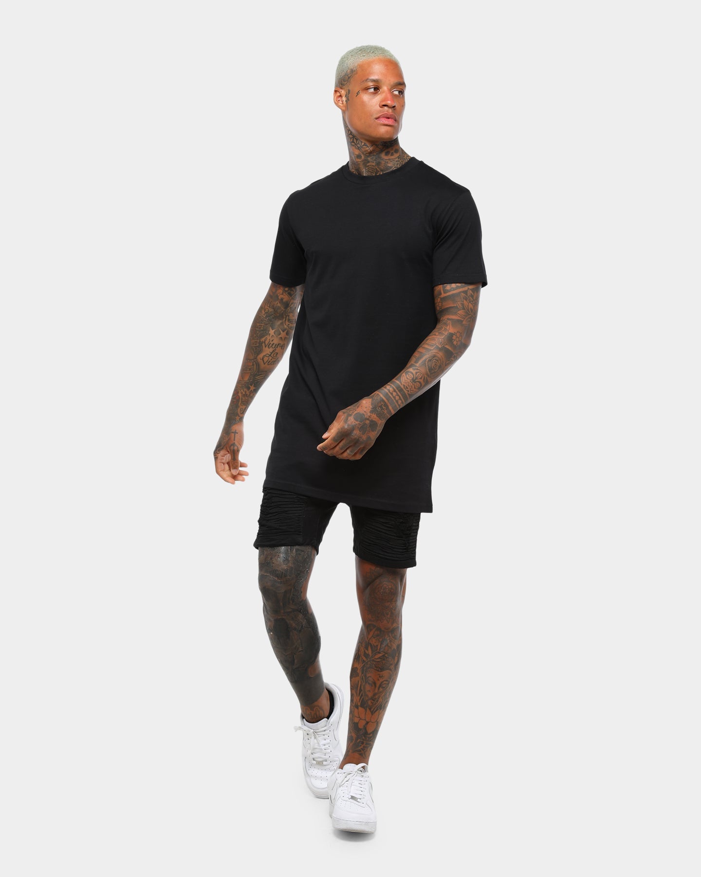 AS Colour Tall T-Shirt Black