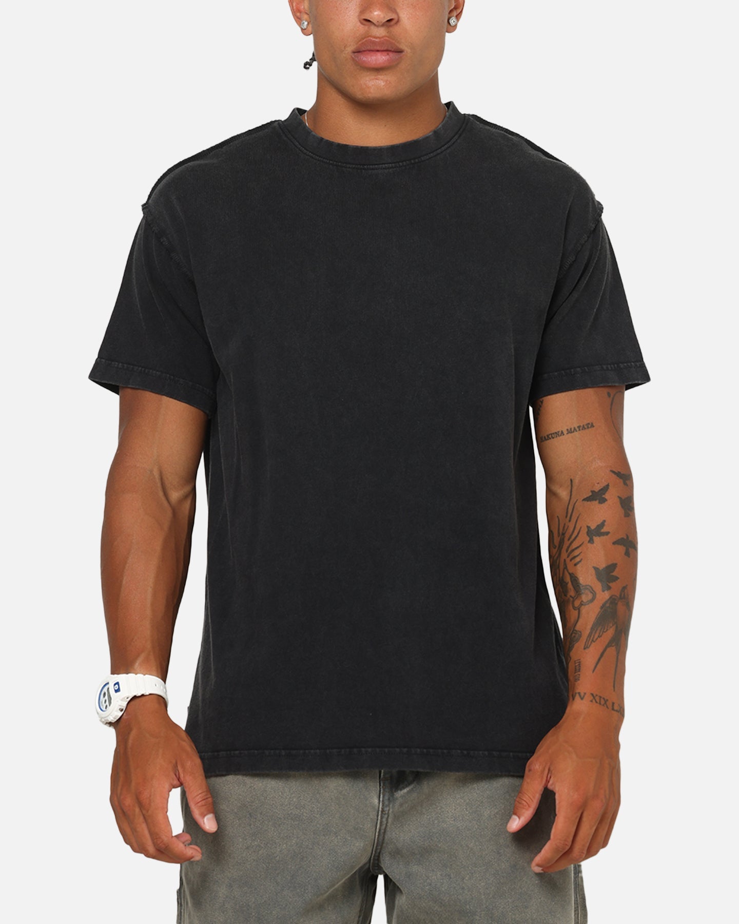 Saint Morta Lafayette T-Shirt Vintage Black