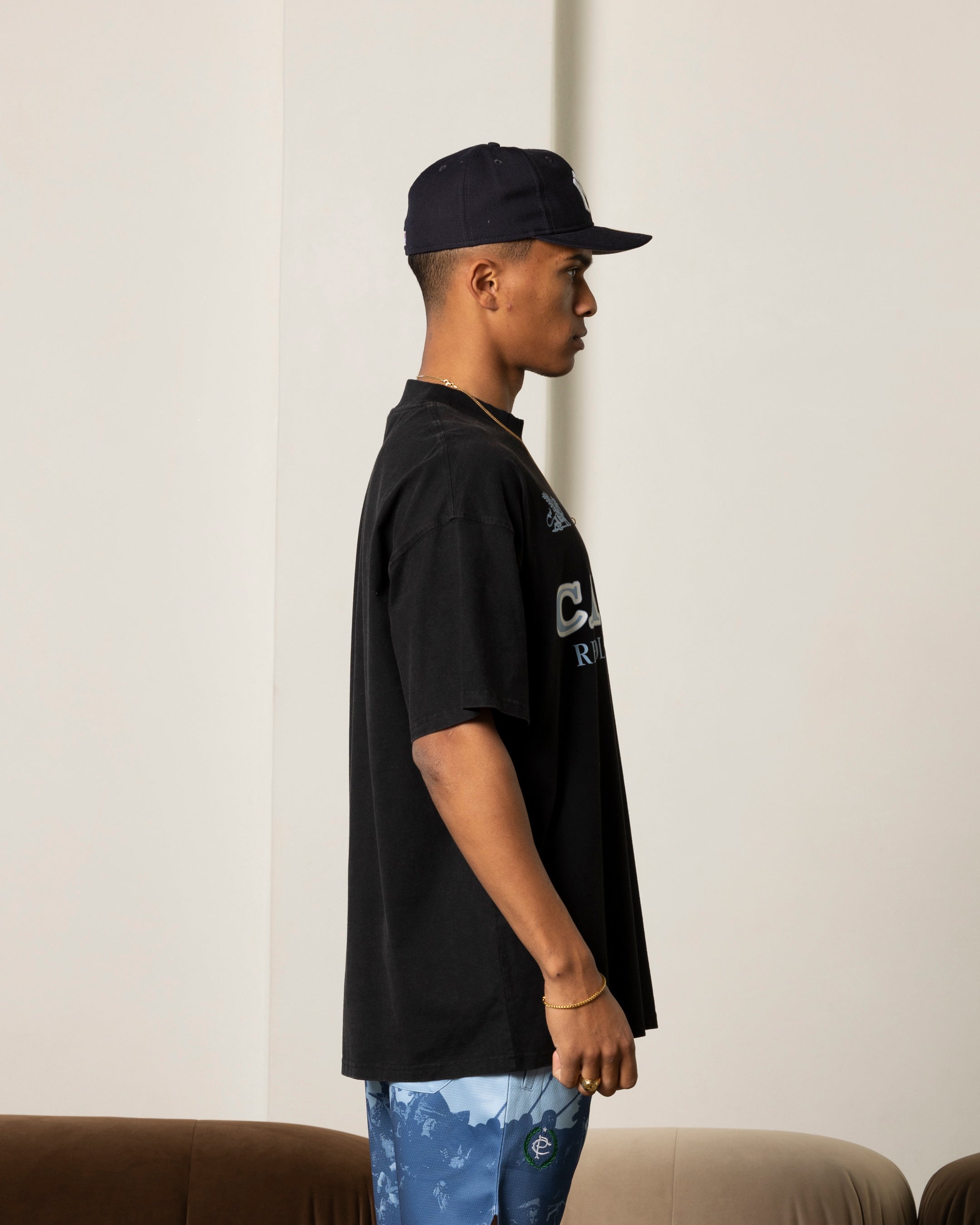 Carre Formula Oversized T-Shirt Washed Black