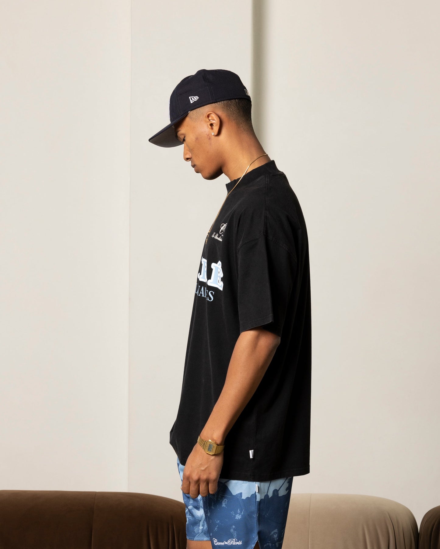 Carre Formula Oversized T-Shirt Washed Black