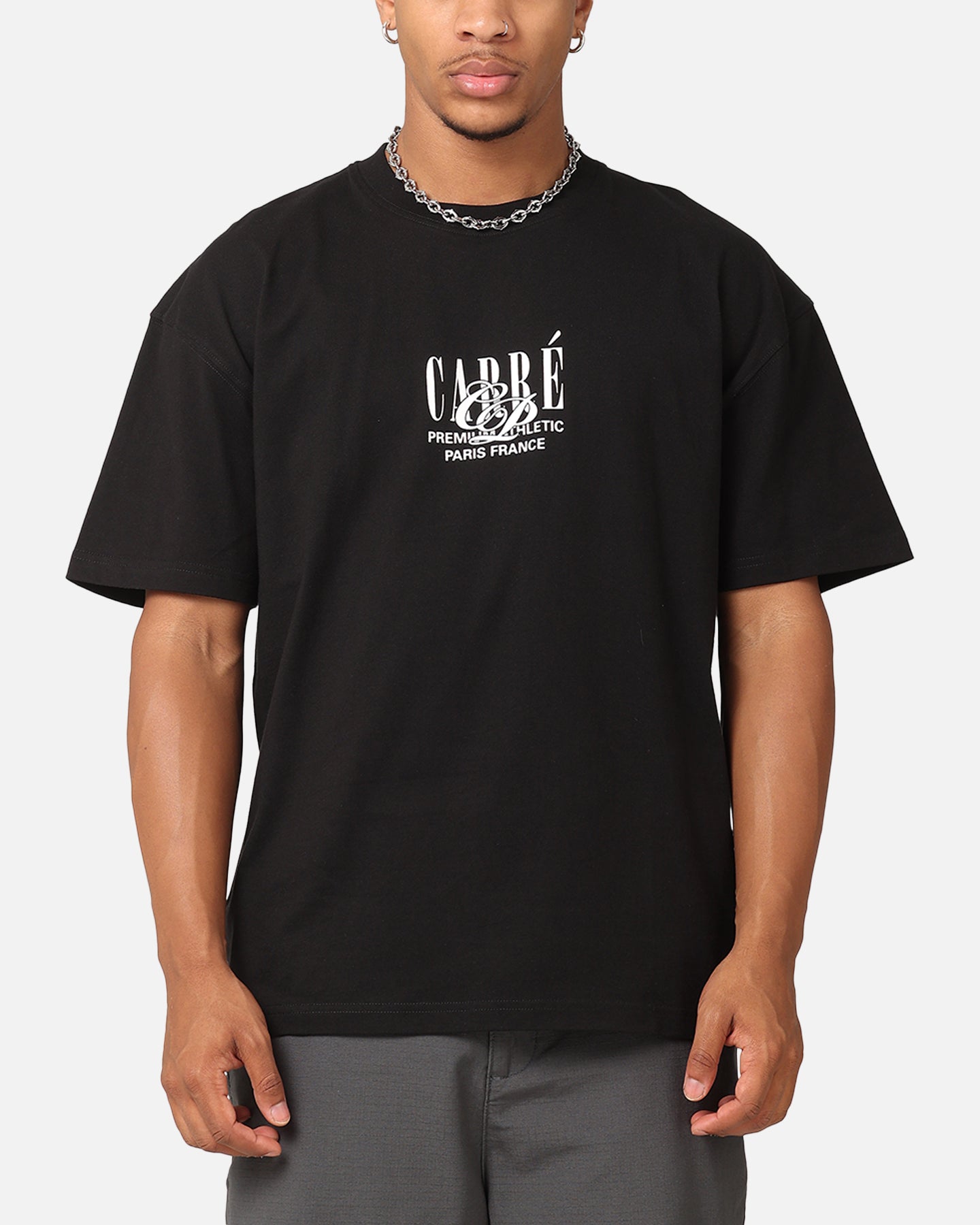 Carre Top Team T-Shirt Black
