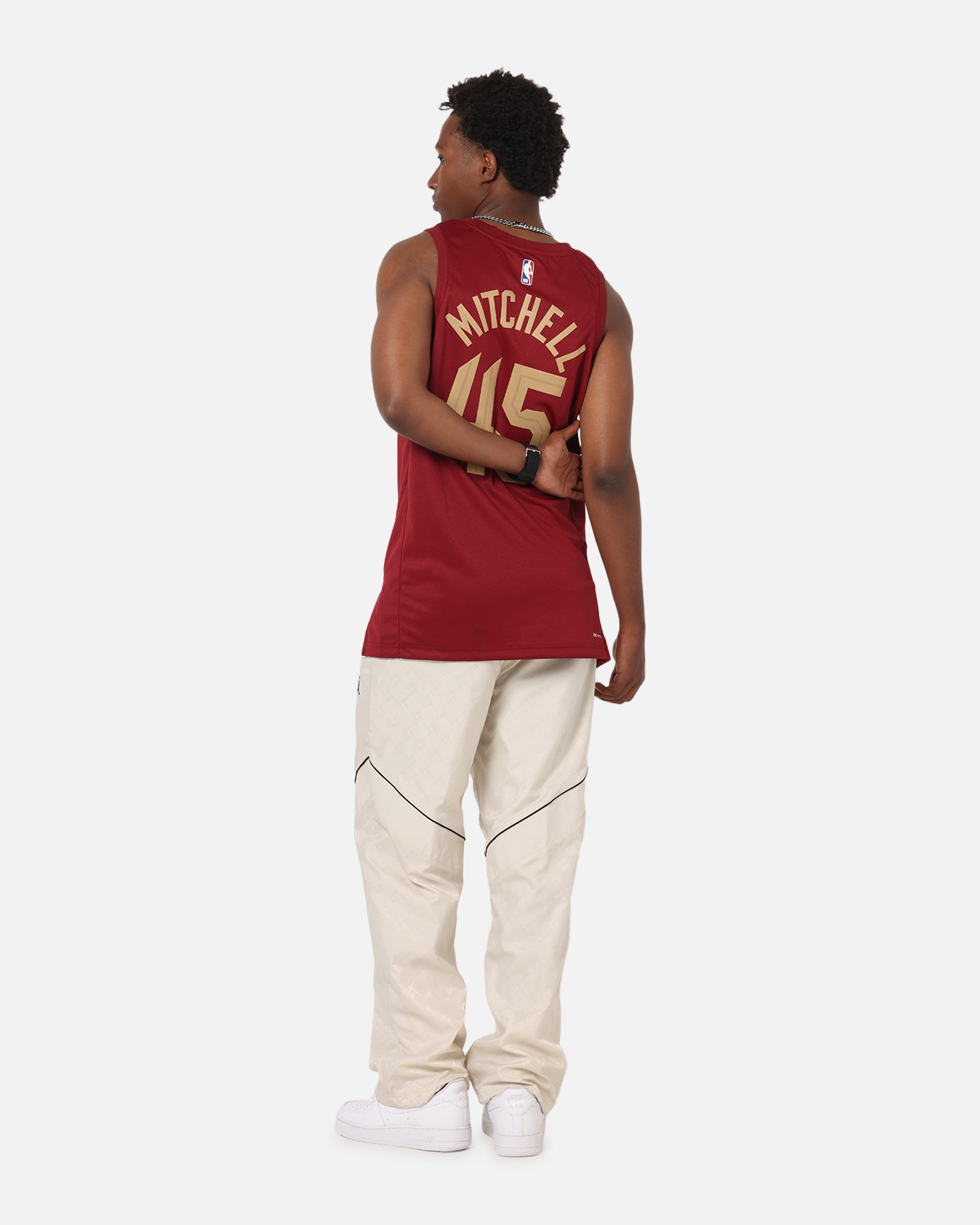 Nike Donovan Mitchell Cleveland Cavaliers #45 Icon Edition 2022/23 Nike Dri-Fit NBA Swingman Jersey Team Red
