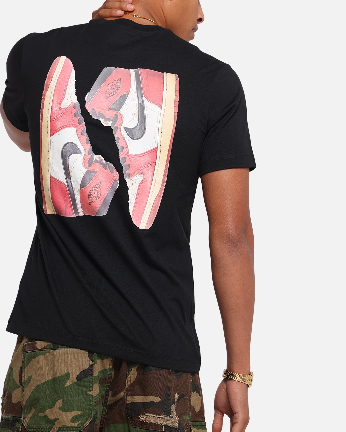 Jordan Flight Essentials AJ1 T-Shirt Black/Sail