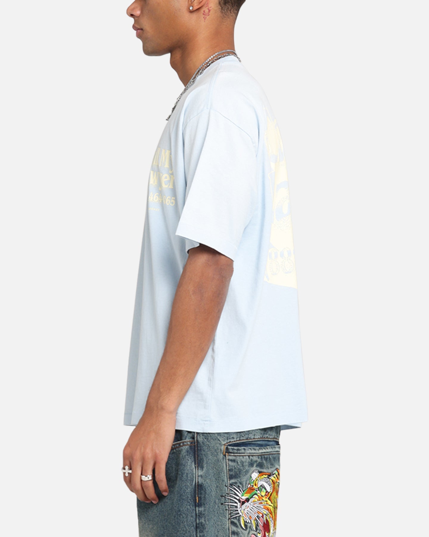 Market Call My Lawyer 3D T-Shirt Light Blue