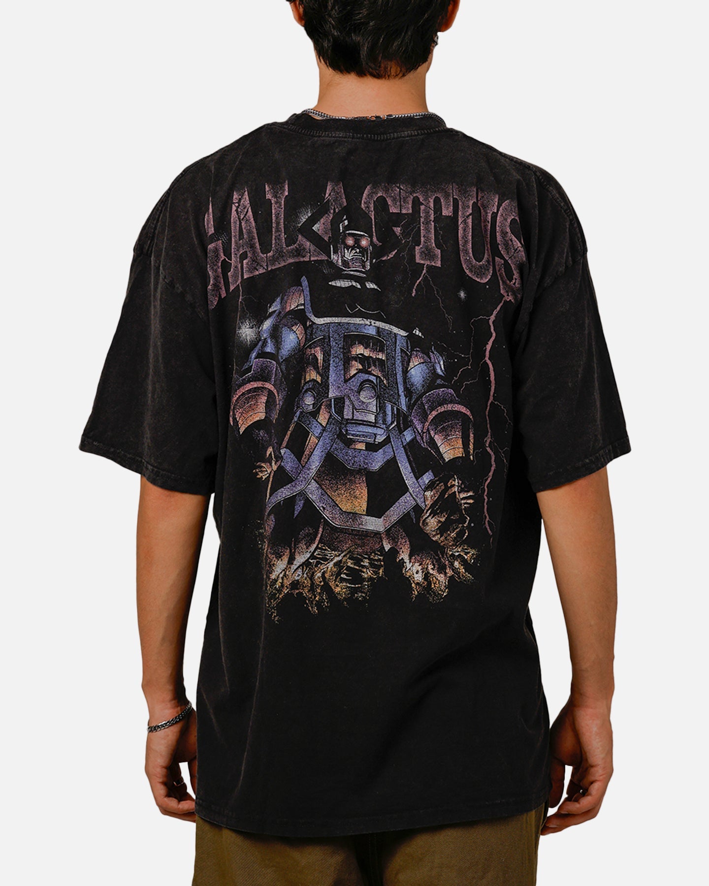 Goat Crew Marvel Galactus Heavy T-Shirt Vintage Black