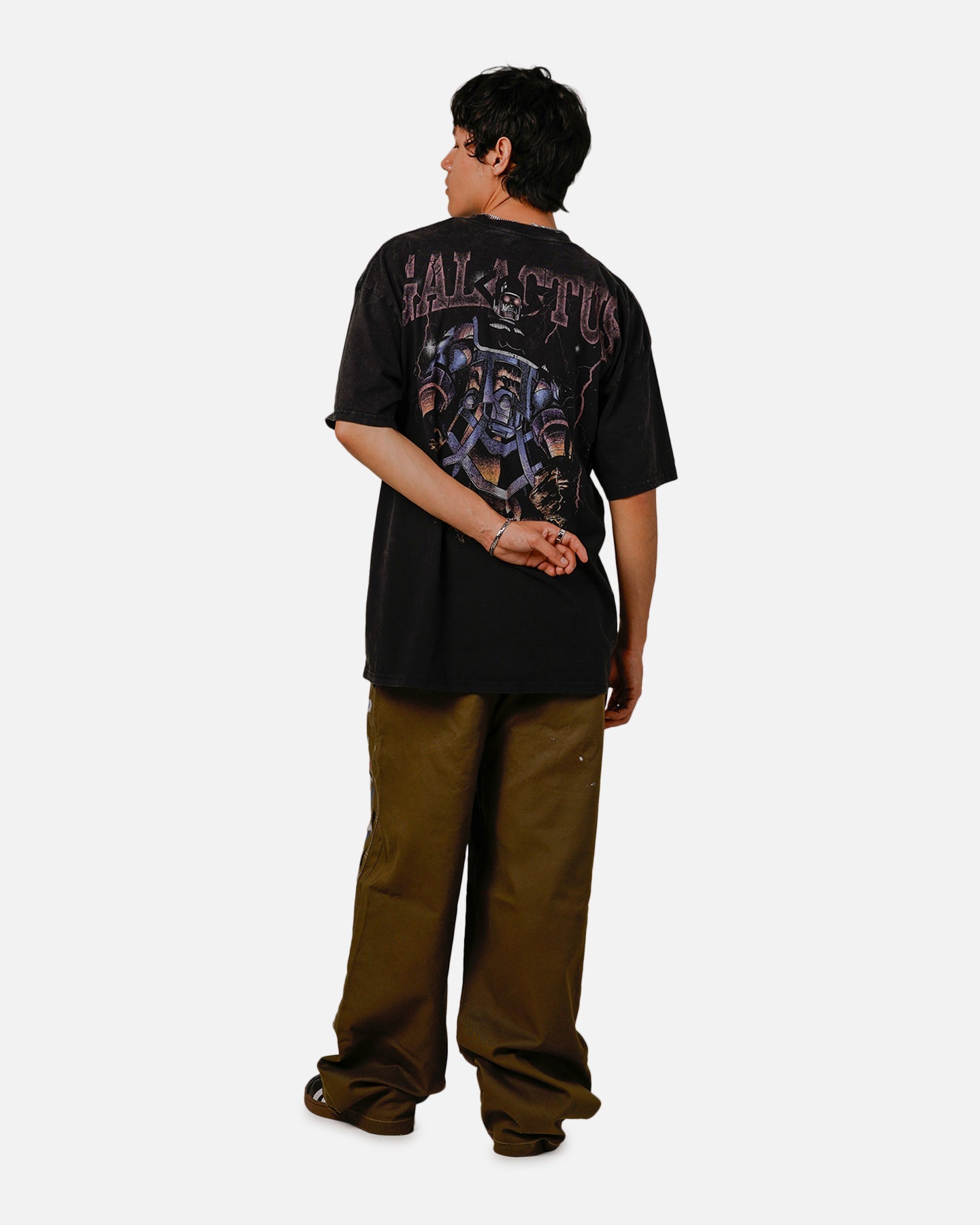 Goat Crew Marvel Galactus Heavy T-Shirt Vintage Black