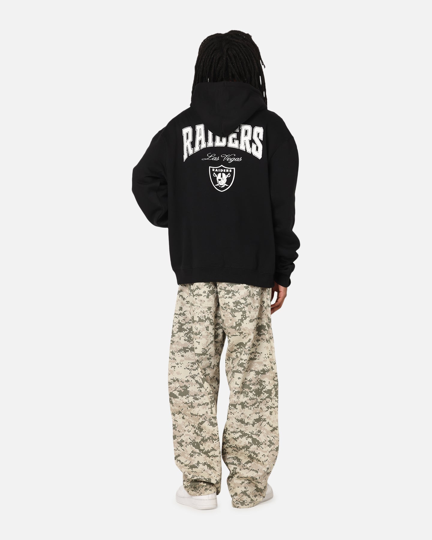 Majestic Athletic Las Vegas Raiders Champs Serial Mono Hoodie Black