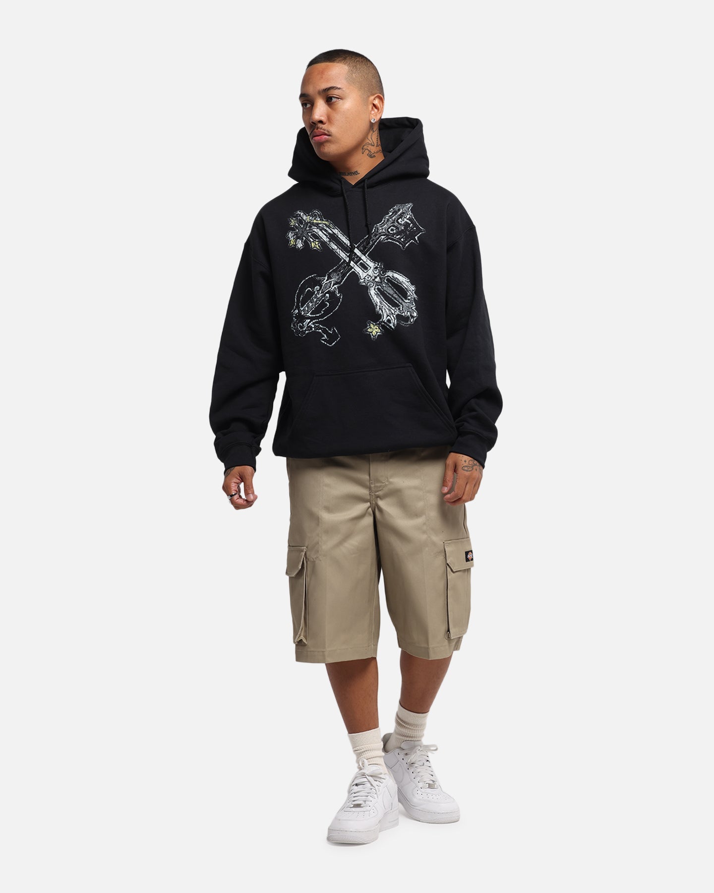 Goat Crew Disney Kingdom Hearts Roxas Hoodie Black
