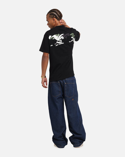 Carre Tag Mockneck T-Shirt Black