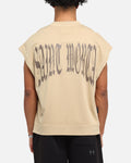 Saint Morta Vill Park Cut Off Sweater Pigment Stone
