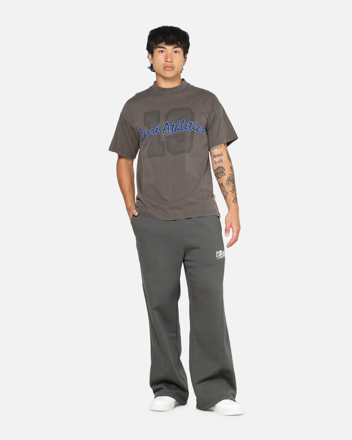 Carre Athletics T-Shirt Vintage Charcoal