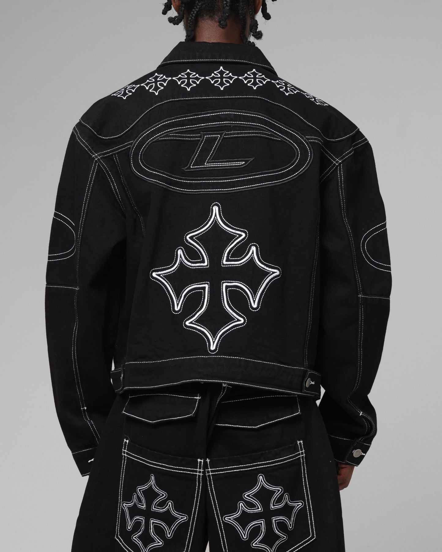 Loiter Daytona Denim Jacket Black
