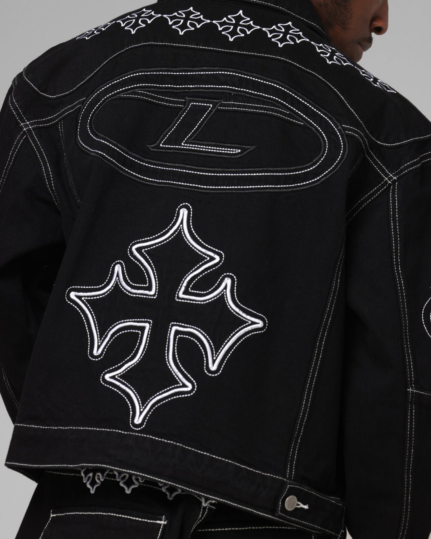 Loiter Daytona Denim Jacket Black