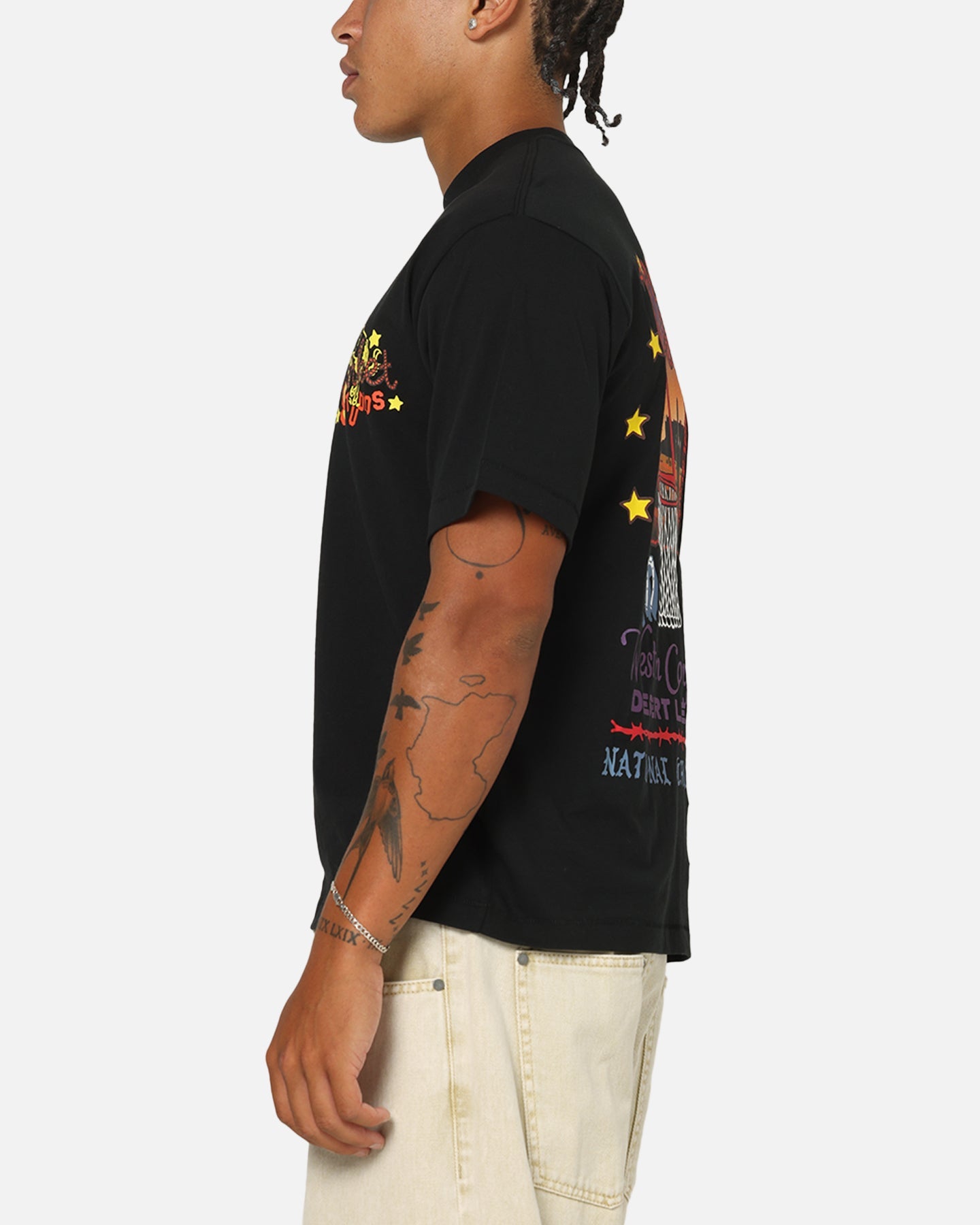 Market Desert League T-Shirt Pirate Black