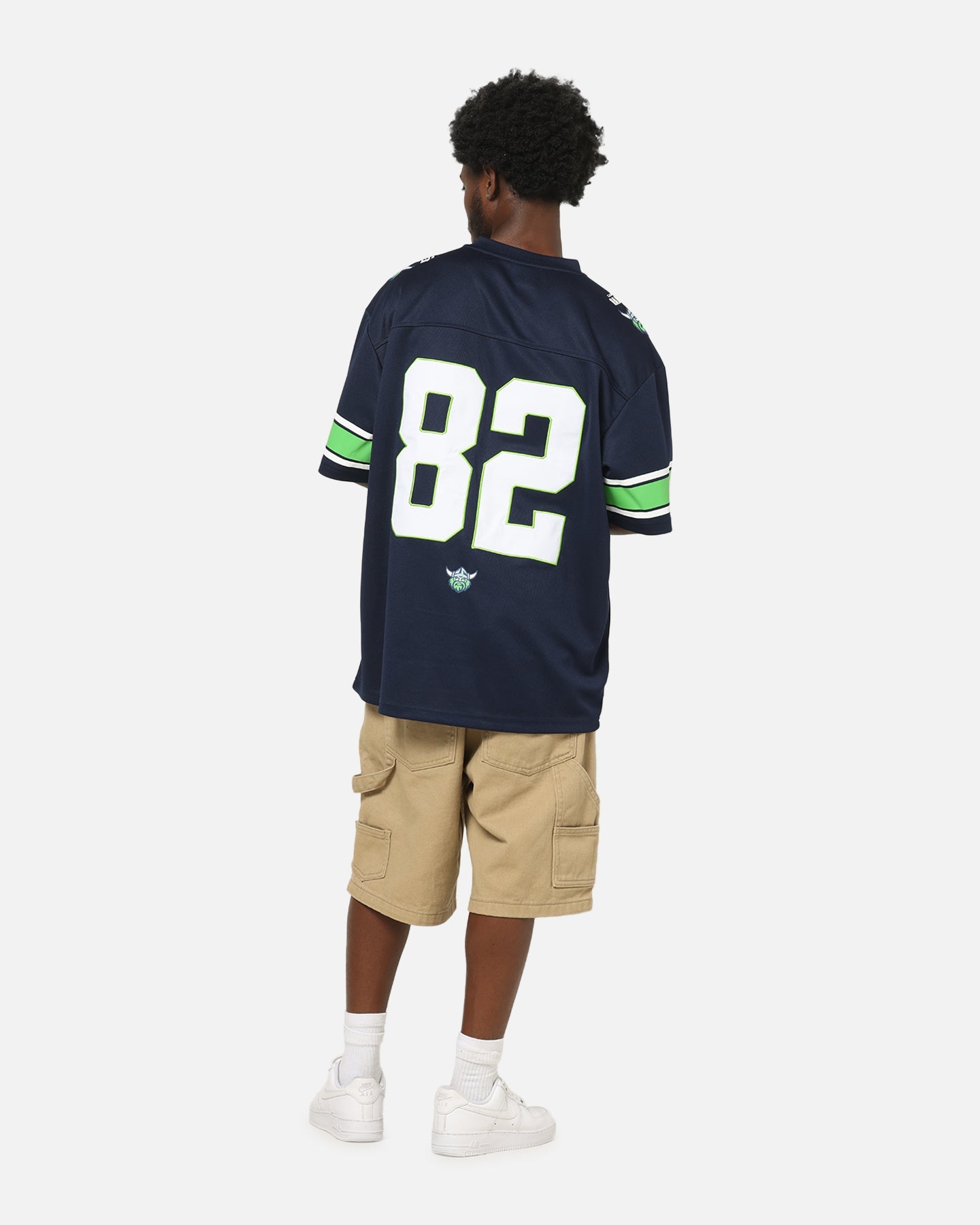Bleacher Athletic Canberra Raiders NRL Gridiron Mesh Jersey Official Team Color