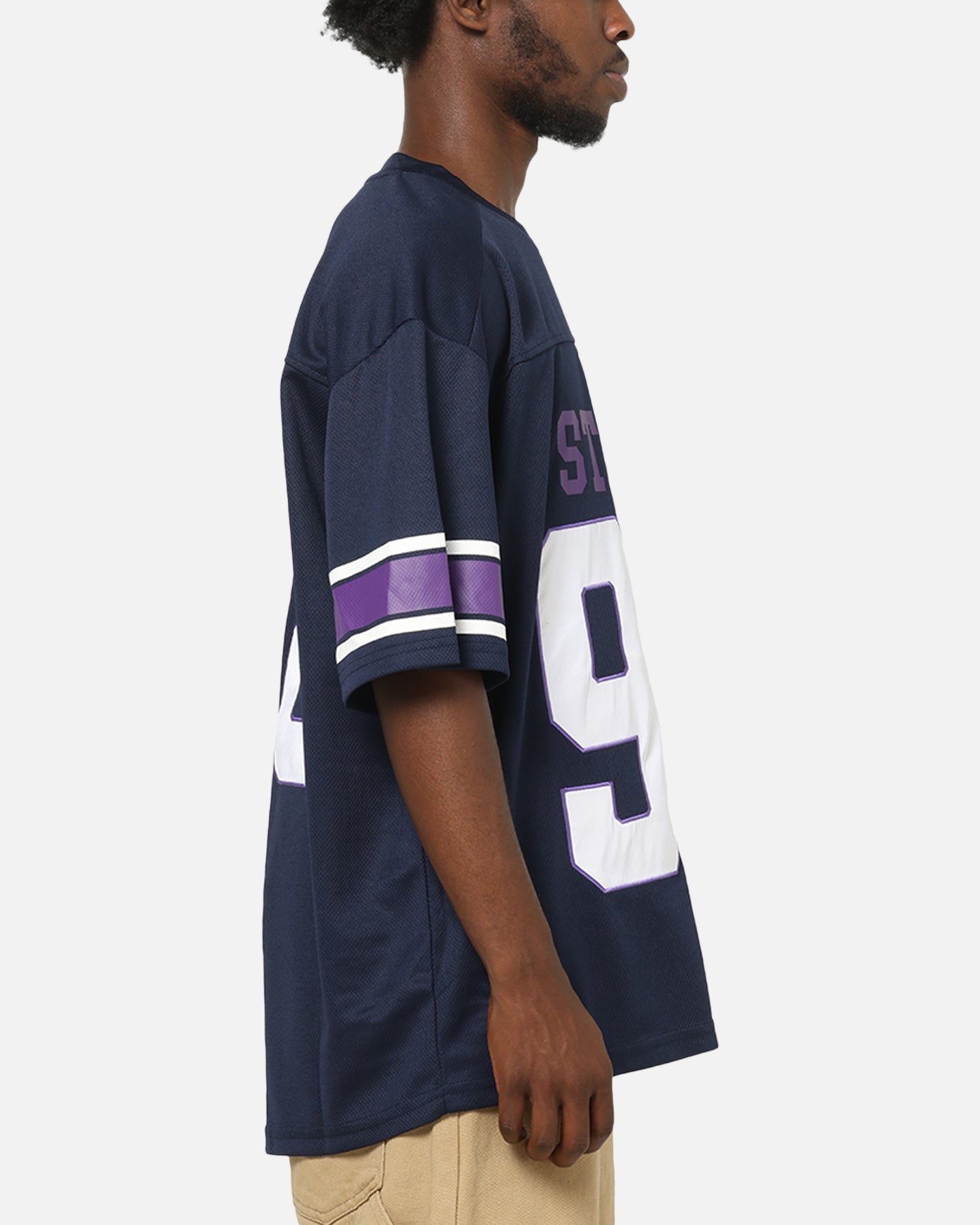 Bleacher Athletic Melbourne Storm NRL Gridiron Mesh Jersey Official Team Color