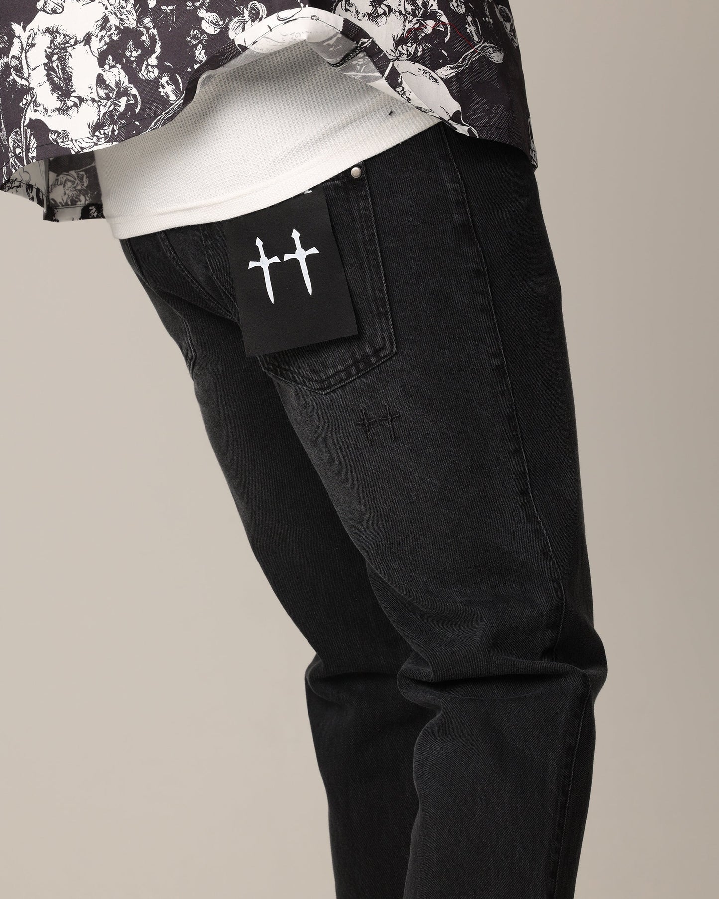 Saint Morta Fimi Jeans Black Shadow