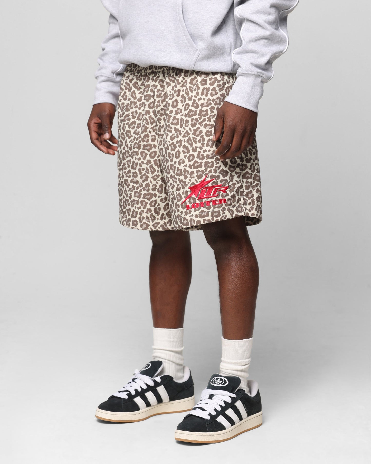 Loiter Cyber Beach Shorts Snow Leopard