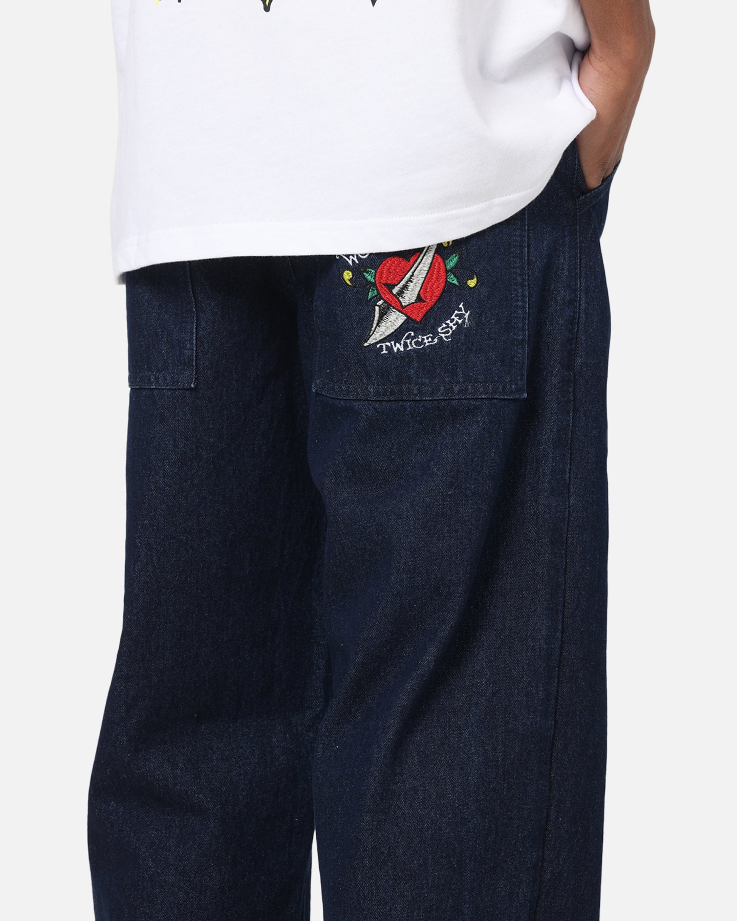 Ed Hardy Once Wounded Jeans Dark Indigo