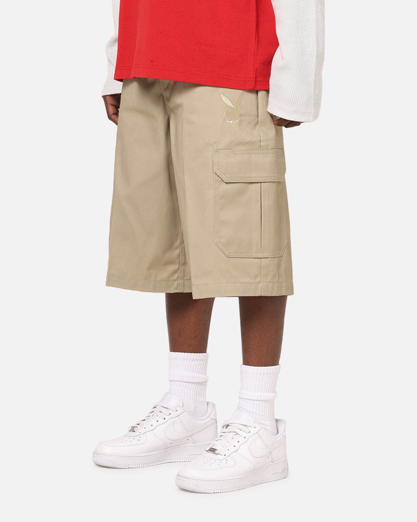Playboy Bunny Shorts Khaki
