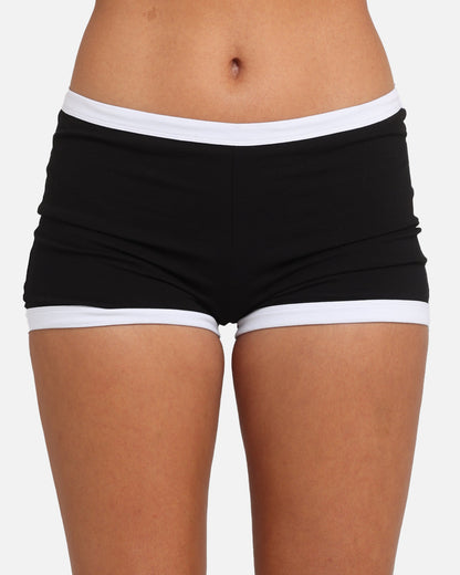 Ed Hardy Women's Logo Mini Shorts Black/White
