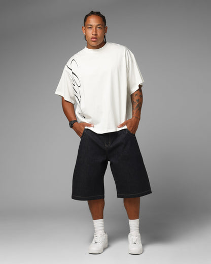 Loiter Star Born Camo Jorts Indigo