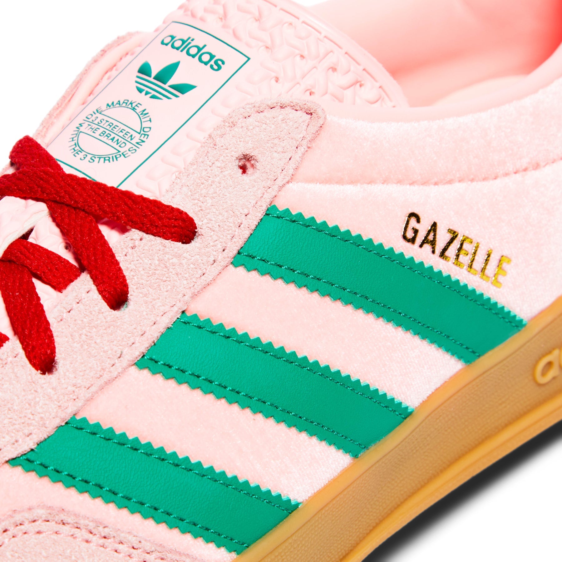 Adidas Gazelle Indoor (COUGRN,GLOPNK,GUM3)