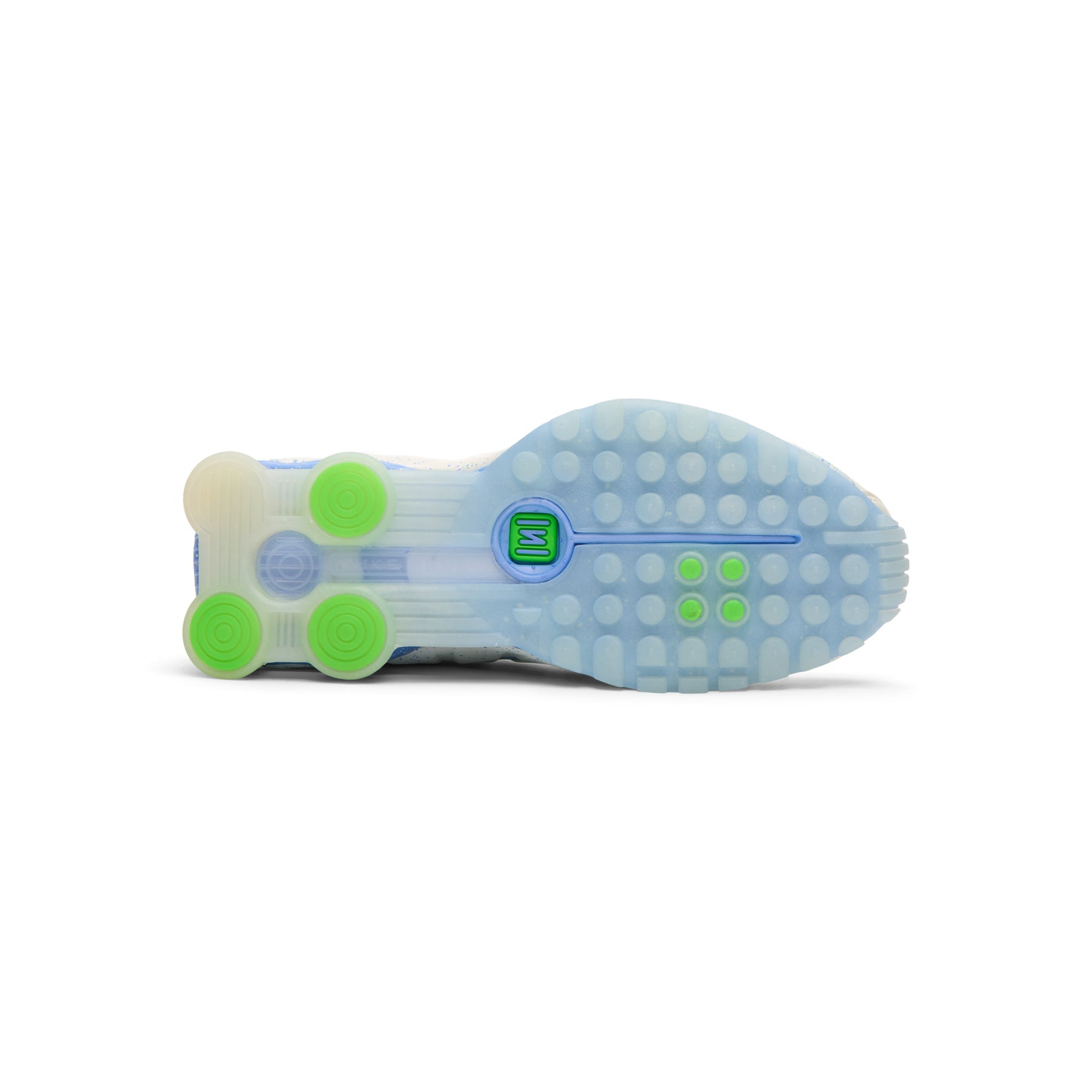 Nike Womens Shox R4 AB (Summit White/Green Strike)