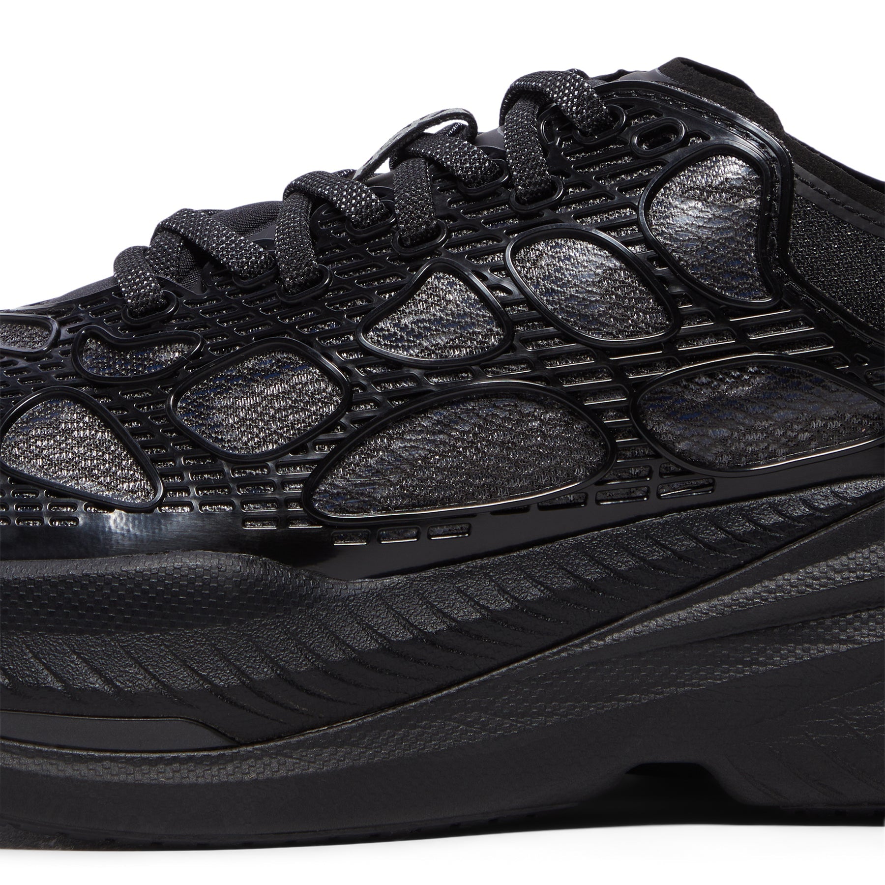 HOKA Mach X Caged (Black/Midnight blue)