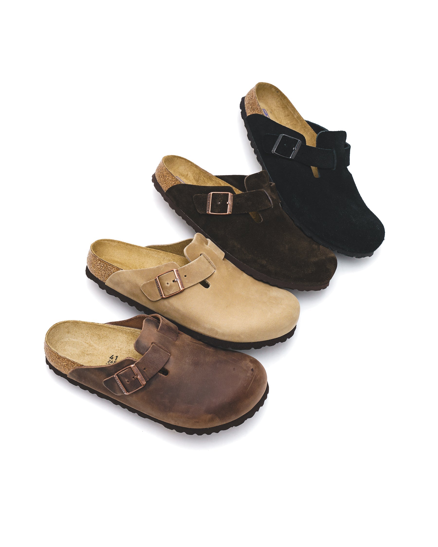 Birkenstock Boston SFB Black Narrow
