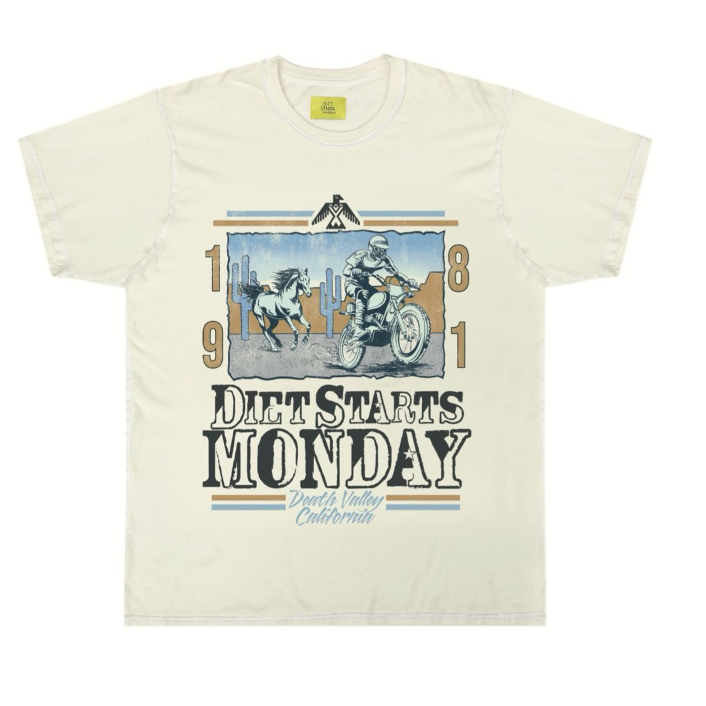 DSM "81 Racing" Tee  (Antique White)