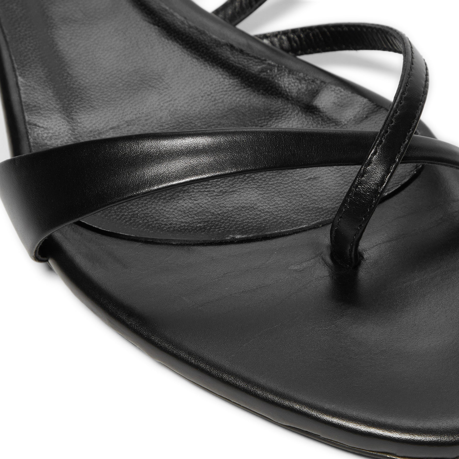Jude Heath Sandal (Black Leather)