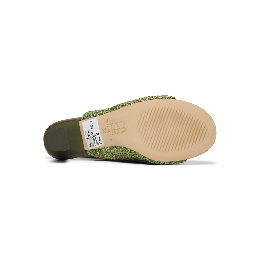 Miista Marilia Metal Sandals (Green)
