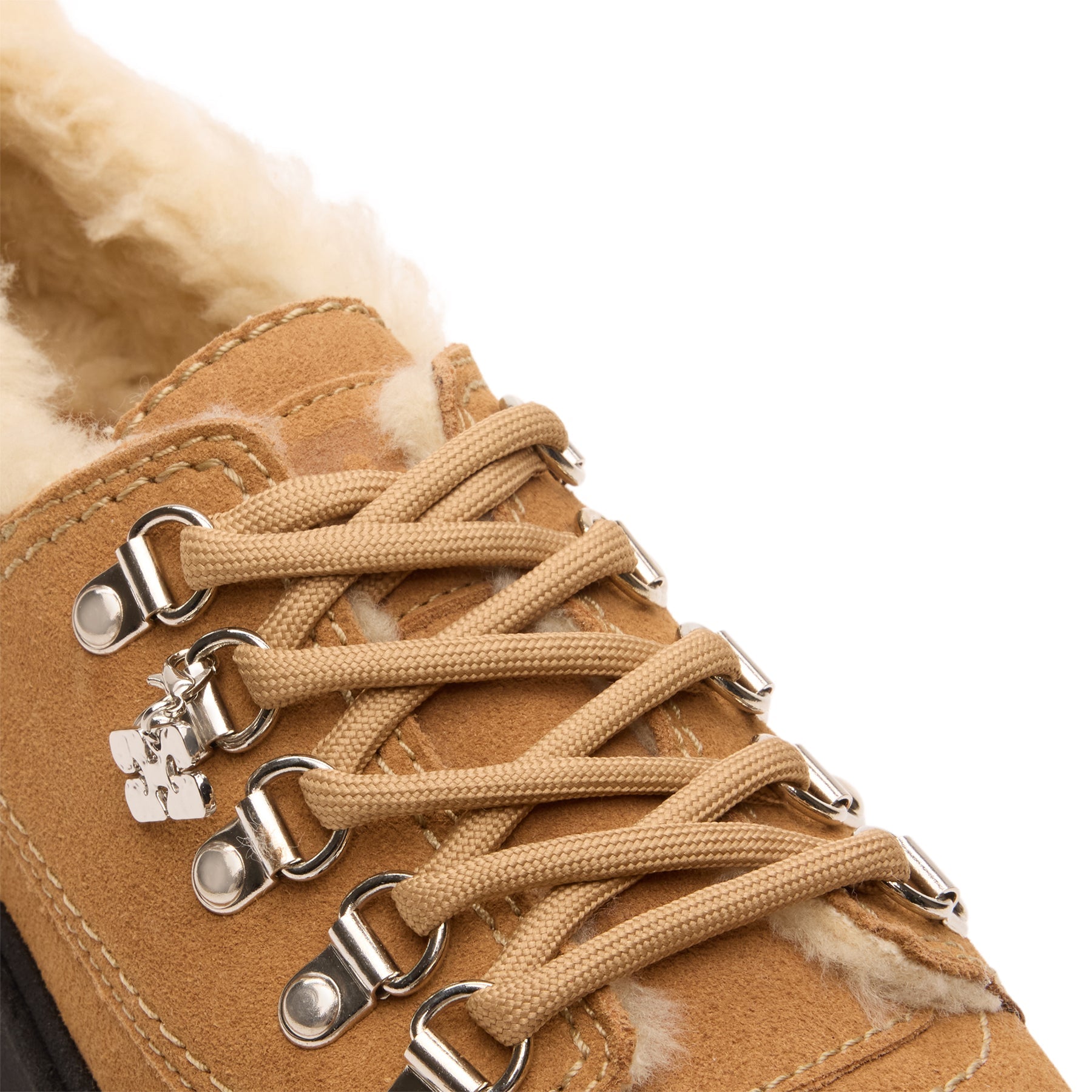 GANNI Cleated Derbies (Cognac)