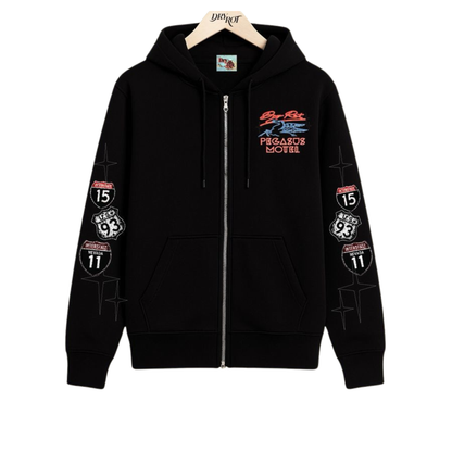 Dry Rot "Pegasus Motel" Hoodie (Black)
