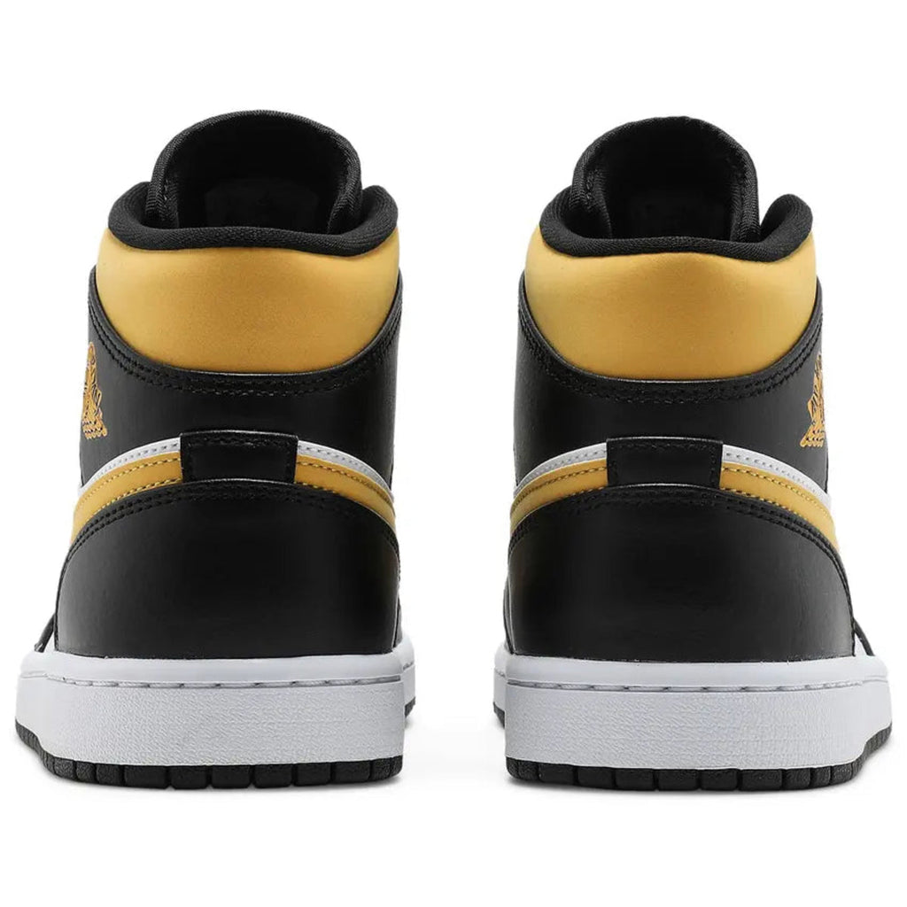 Jordan 1 Mid White Pollen Black