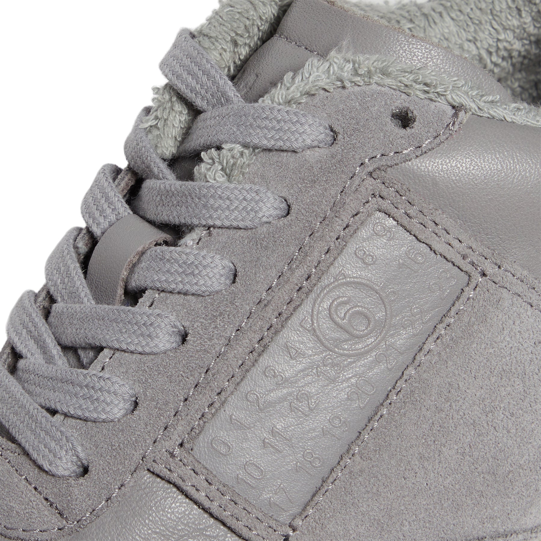 MM6 Maison Margiela Womens Anatomic Sneakers (Silver filigree)