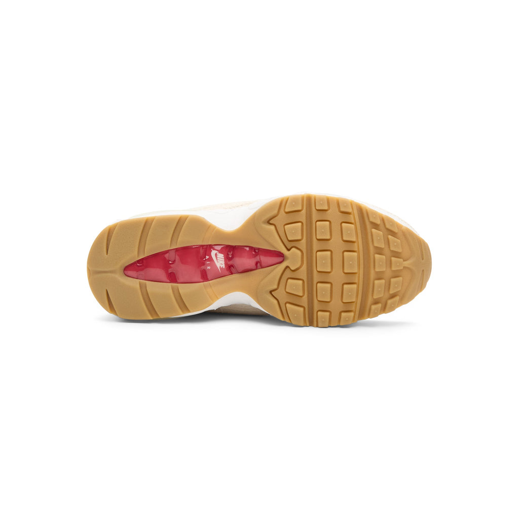 Nike Air Max 95 OG (Lt orewood brn/White-Gym red)