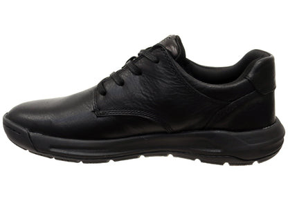 Align Erwin Mens Supportive Leather Wide Fit Comfortable Lace Up Shoes
