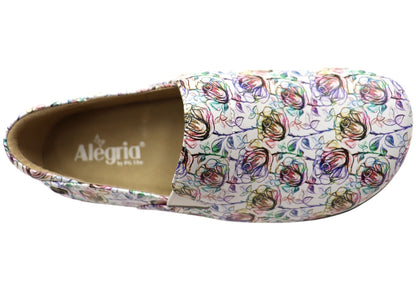 Alegria Keli Womens Leather Professional Slip On Shoes