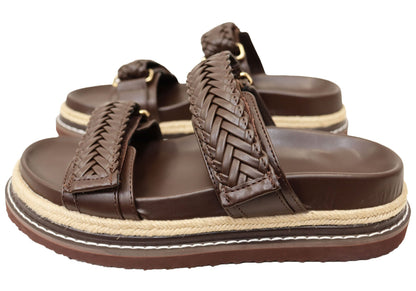 Billini Alva Womens Comfortable Platform Slides Sandals