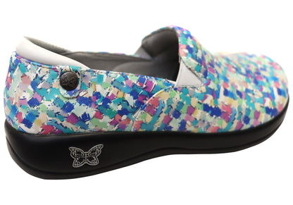 Alegria Keli Womens Leather Professional Slip On Shoes