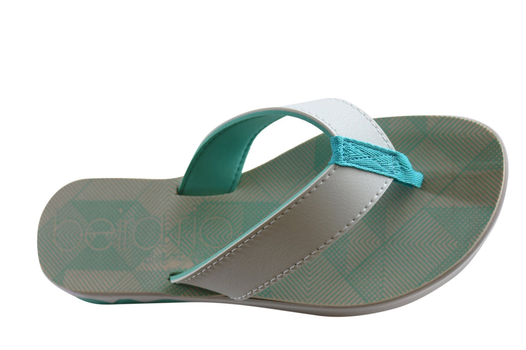 Beira Rio Conforto Beachly Womens Comfort Thongs Made In Brazil