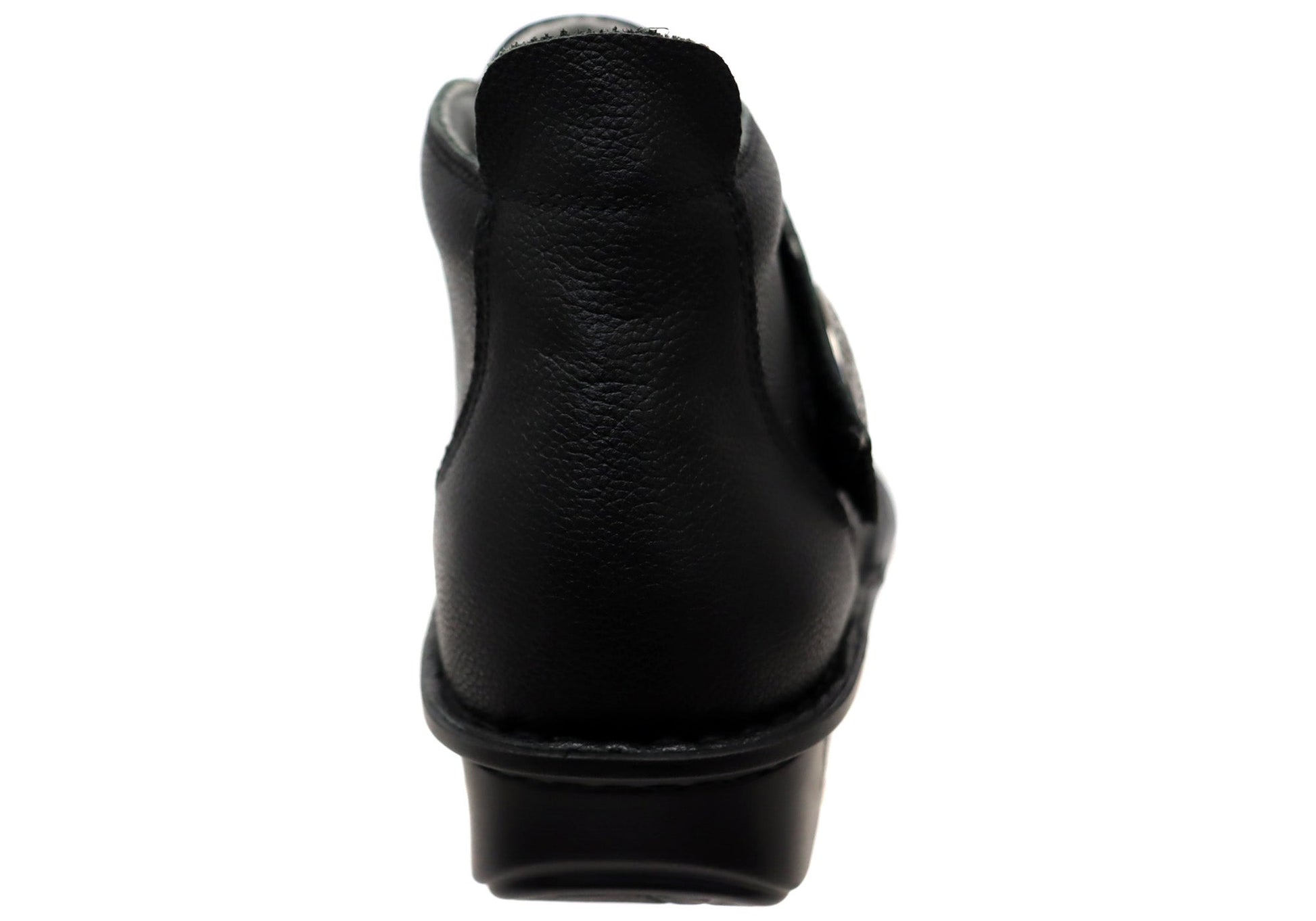 Alegria Caiti Womens Leather Ankle Boots With Adjustable Strap