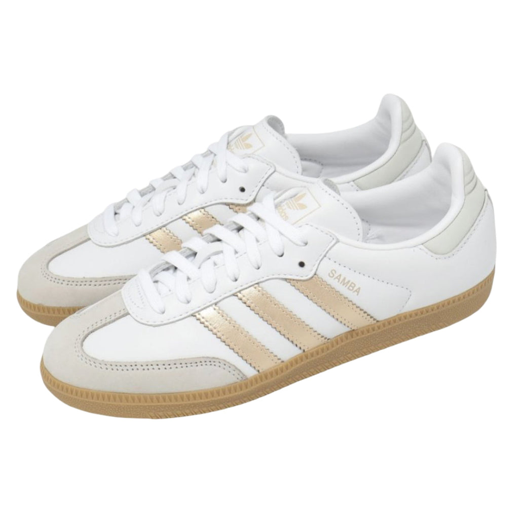 adidas Samba OG White Wonder Gold Metallic (W)