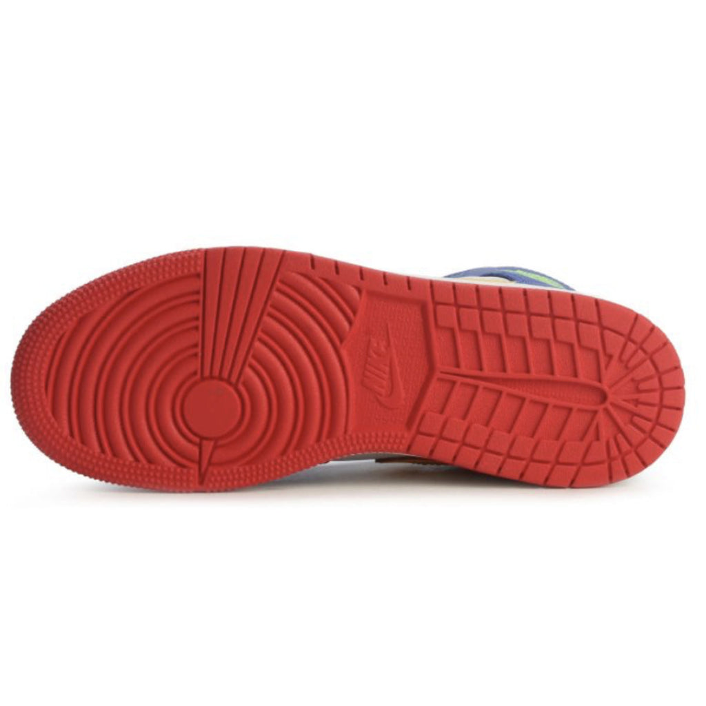 Jordan 1 Mid Racer Blue Red Gold (GS)