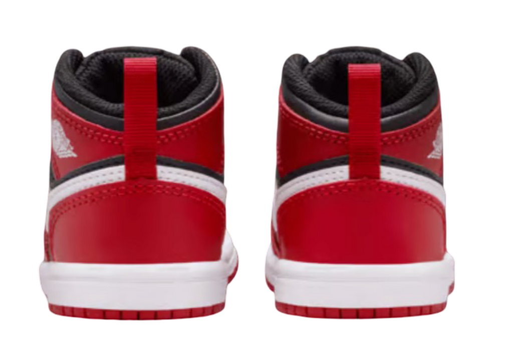 Jordan 1 Mid Black Gym Red (TD)