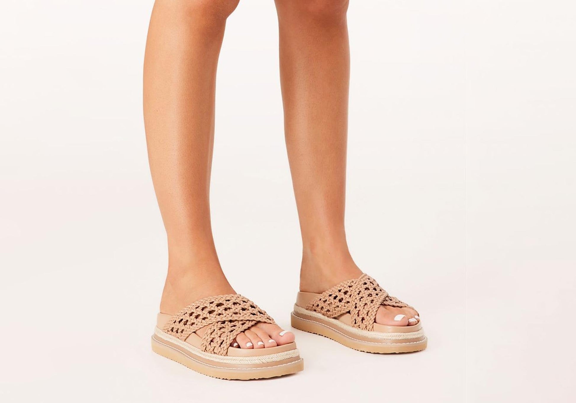Billini Atzi Womens Comfortable Platform Slides Sandals