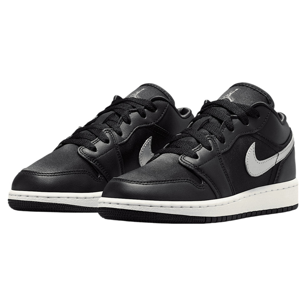 Jordan 1 Low SE Black Silver Sail Gold (GS)